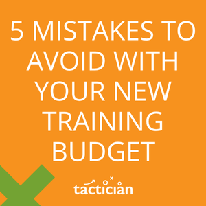 Article - 5 mistakes to avoid with your new training budget