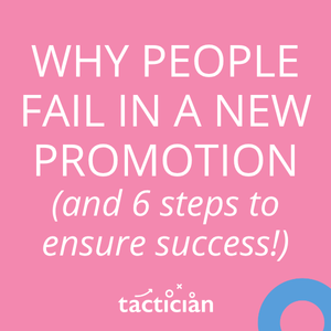Article - Why people fail in a new promotion